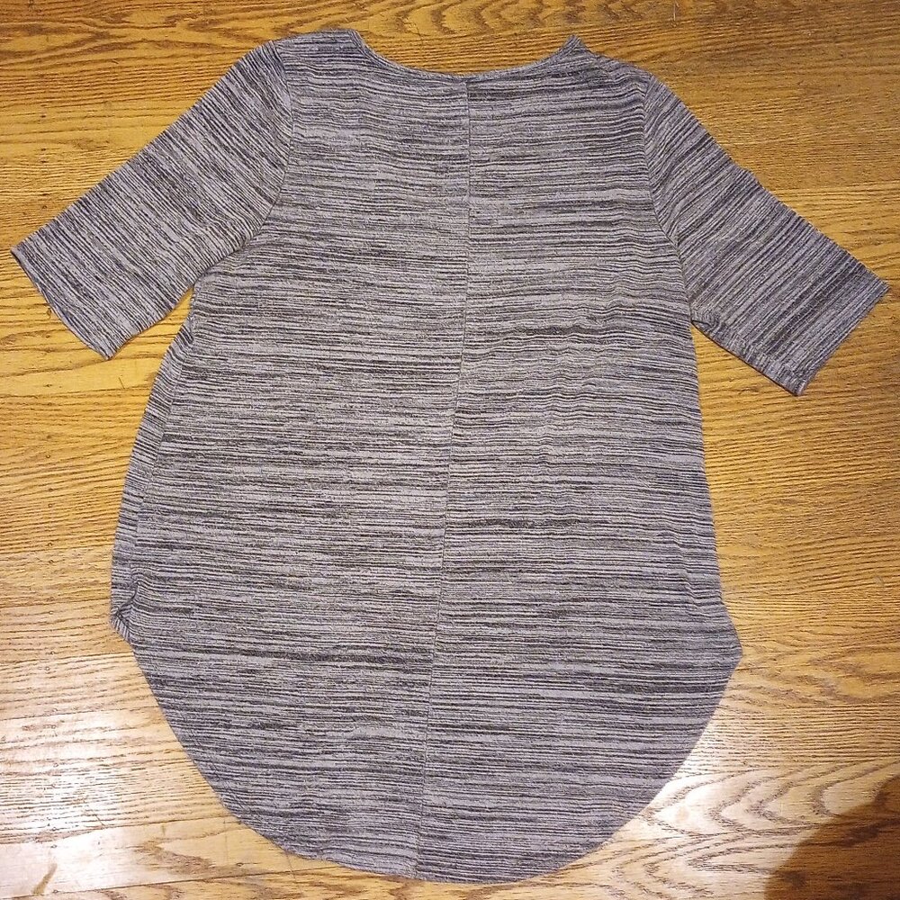 Torrid size 2 Gray Super Soft Plush Tunic Tee - Picture 5 of 8